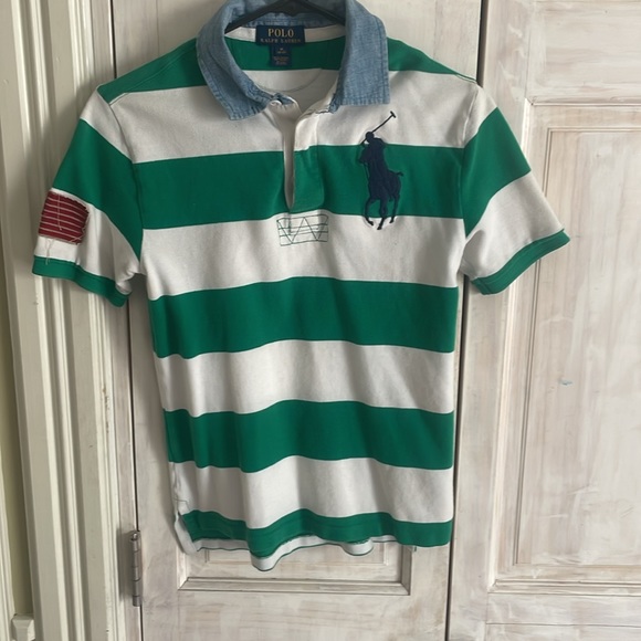 Green polo USA shirt - Picture 2 of 2